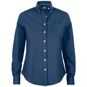 Skjorta CB Hansville dam oxford blå XS