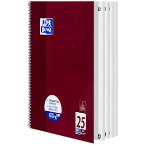 Collegeblock Oxford, A4+, 80 Blatt, Lineatur 25