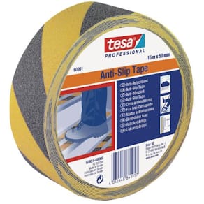 Halkskyddstejp TESA 50mmx15m gul/svart