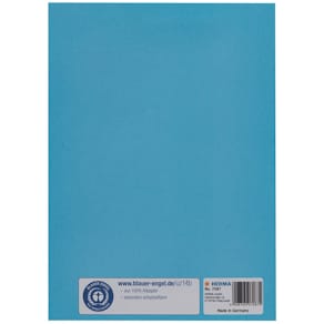 Heftschoner HERMA A5, hellblau, 100% Altpapier, Blauer Engel