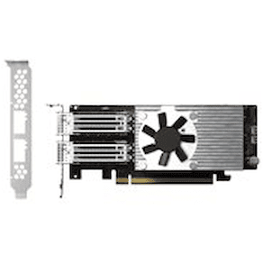 QNAP QXG-100G2SF-E810 - Nätverksadapter - PCIe 4.0 x16 låg