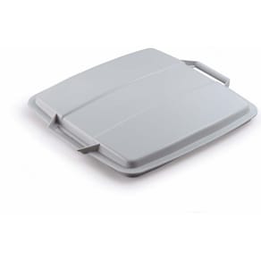 Låg Durable til Durabin 90L affaldsspand, grå, 1 stk