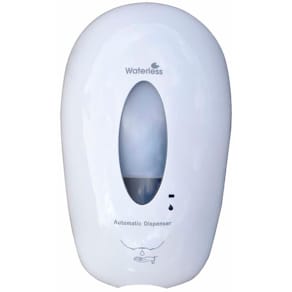 Sæbedispenser berøringsfri, påfyldning fra dunk, hvid