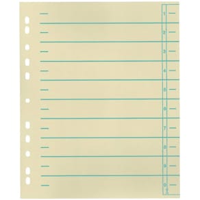 Trennblatt A4, 100 St., grün