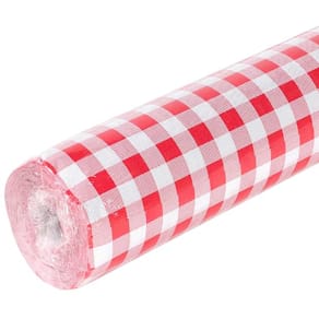Duk PRONAPPE Rutig 1,18x25m röd/vit