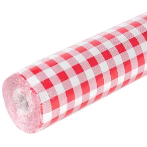 Duk PRONAPPE damast 1,18x25m röd/vit