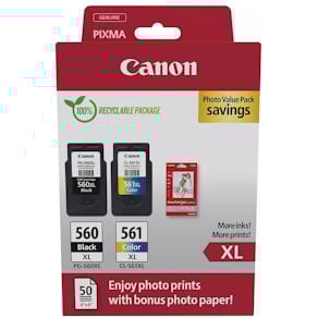 Inktcartridge Canon Photo Value Pack PG-560XL + CL-561XL, 300-400