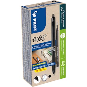 Rollerpen Pilot FriXion Ball Plus, medium, zwart, doos van 10 st.