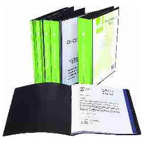 Sichtmappe Q-CONNECT Panorama, schwarz