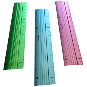 Lineal DONAU Alulineal, 15 cm, sortiert