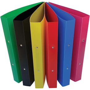 Ringmap Alpha, voor ft A4, uit PP, 2 ringen van 25 mm, geassorte,