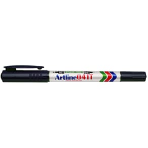 Märkpenna ARTLINE 041T 2-i-1 rund svart