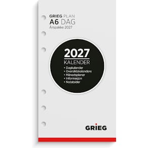 Årspakke GRIEG A6 2027 dag