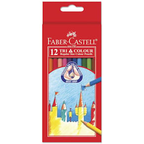 Färgpenna Tri Color Pencil Long 12/fp