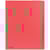 Dossiermap Esselte, rood, A4, 300 g/m², 100 stuks