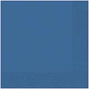 Serviette Atelier Zelltuch, 33 x 33 cm, royalblau