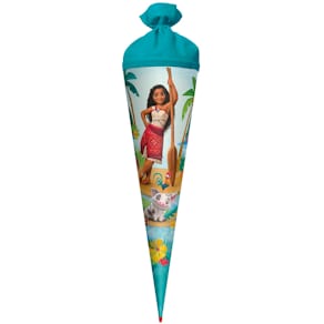 Schultüte ROTH Disney Vaiana, 70cm, rund, Filzverschluss, bunt