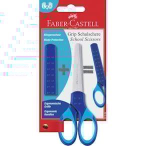 Schulschere Faber-Castell GRIP, blau