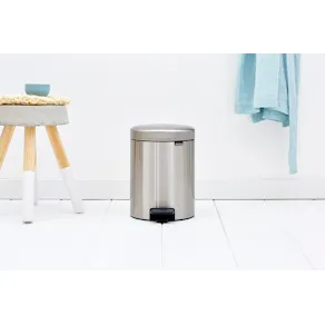 Papperskorg BRABANTIA Pedalhink Newicon 5L Matt stål