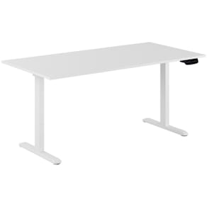 Skrivbord Ergo 2-motorigt 160x80cm vit