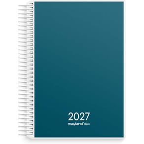 Dagskalender Mayland Classic 2027 142x179 mm blå FSC Mix 1 stk