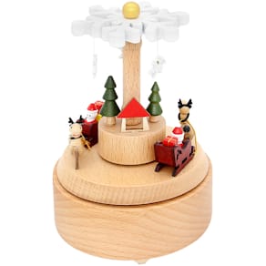 Spieluhr DONAU Rentierschlitten, natur