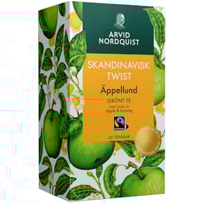 Te Skandinavisk Twist Æblelund grøn te 25-pak