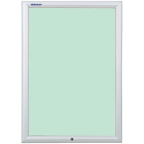 Schaukasten FRANKEN Security, A3, silber