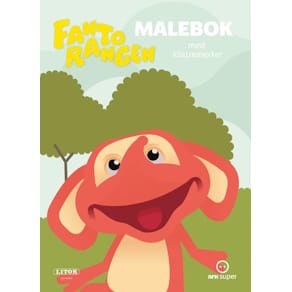 Malebok EGMONT Fantorangen m.klisterm.