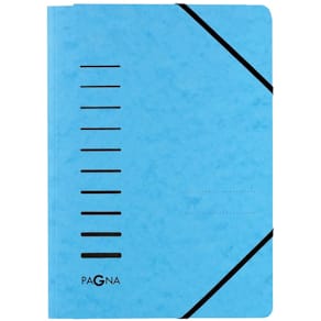 Gummizugmappe PAGNA, A4, hellblau