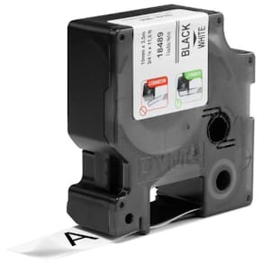 Tape Rhino flex nylon 19mm svart på vit