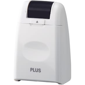 Rollstempel PLUS JAPAN Camouflage, weiß, Stempelfarbe schwarz