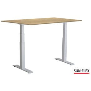 Bord SUN-FLEX VI höj/sänk 120x80 vit/bjö