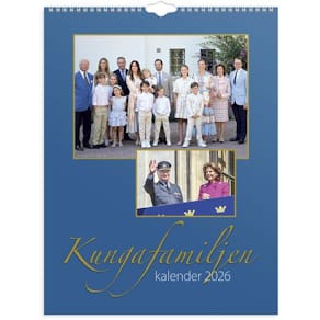 Väggkalender Kungafamiljen 2026