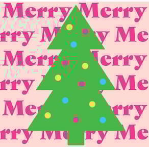 Zelltuchserviette PAPER+DESIGN Weihnachten, 33 x 33 cm