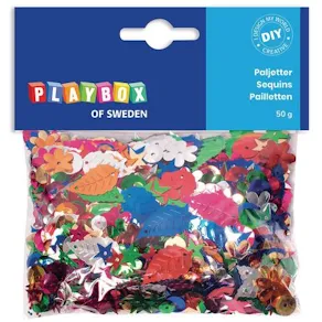 Paljettmix 50g PET