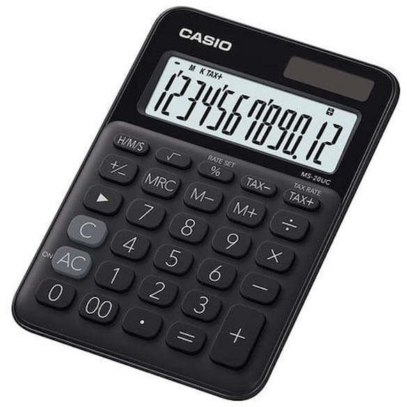 Bordregner CASIO MS-20UC sort