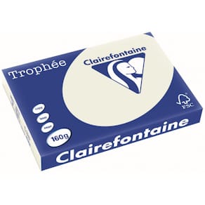 Gekleurd papier Clairefontaine Trophée Pastel, A3, 160 g, 250 vel