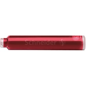 Tintenpatrone Schneider Standard, 6 St., rot