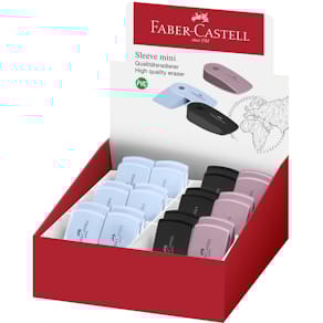 Radierer Faber-Castell Sleeve Mini, sortiert