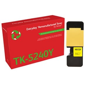EVERYDAY Remanufactured Toner replaces Kyocera TK-5240Y