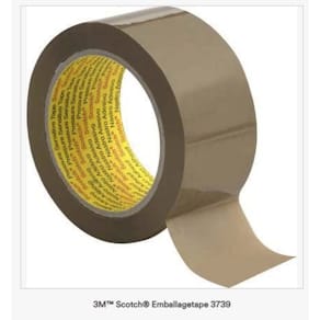 Pakketape, Scotch 3739 PP, 50 mm x 66.00 m, 38 µm,