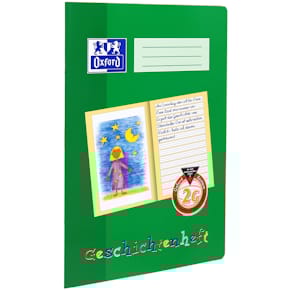 Anfängerheft Oxford, A4 hoch, 16 Blatt, Lineatur 2G