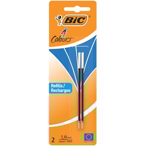 Kugelschreibermine BIC 4 Colours, 2 St., blau
