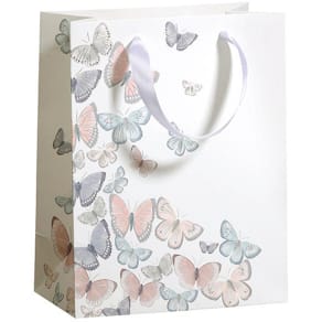 Geschenkzak Tender Butterflies, M, 22 x 18 x 10 cm