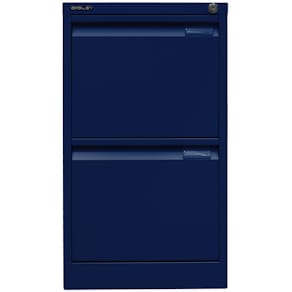Hängeregistraturschrank Bisley, 2 Laden, oxfordblau