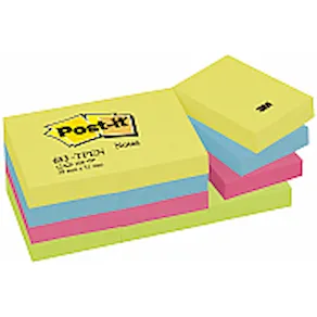 Post-it Notisar 38x51 Energetic (12)