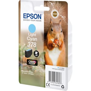 Inktcartridge Epson 378, 360 pagina's, OEM C13T37854010, lichtcya