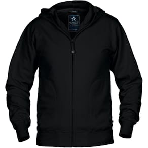 Hoodie zip TEXSTAR HC03 svart XL