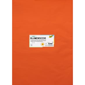 Blumenseide Folia, 50 x 70 cm, orange